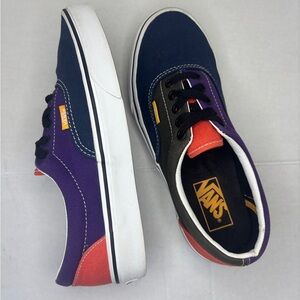 Vans Era Mix And Match Purple Black Green Low Top Skate Shoe Unisex W-8 M-6.5 🔥